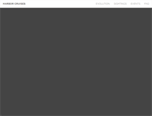 Tablet Screenshot of harbor-cruises.com